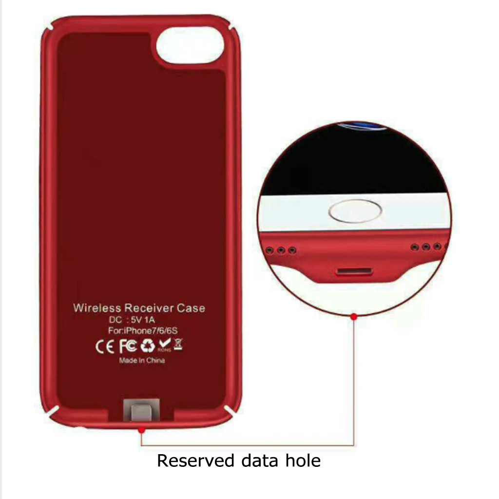 Чехол для приемника беспроводного зарядного устройства чехол Qi телефона