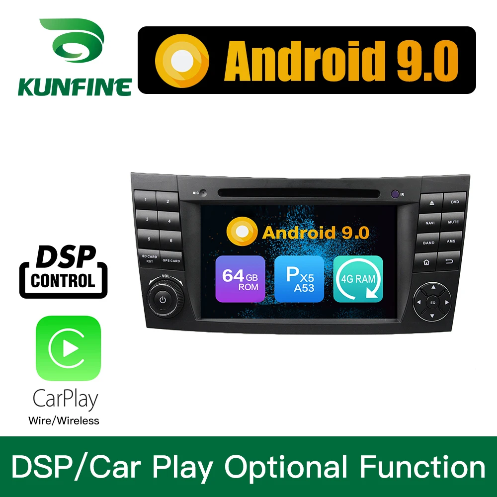Автомобильный мультимедийный плеер Android 9 0 Восьмиядерный процессор 4 Гб ОЗУ 64 ПЗУ