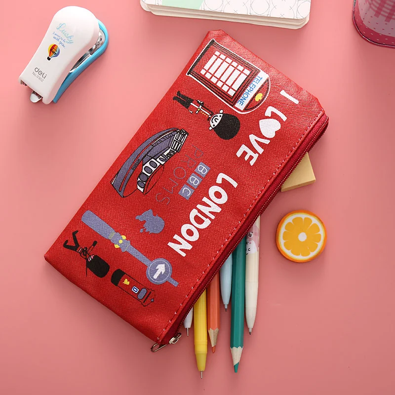 TOPSTHINK милый карандаш для глаз сумка водонепроницаемый ручной канцелярский мешок