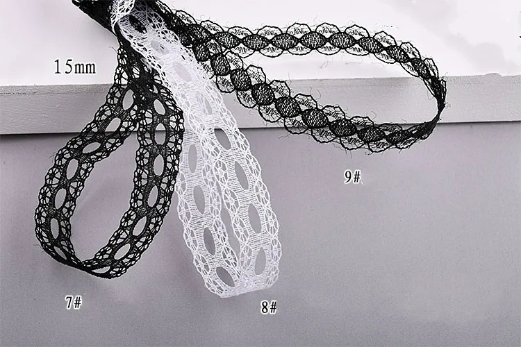 Ожерелье из материала для сережек ручной работы черно-белые аксессуары и