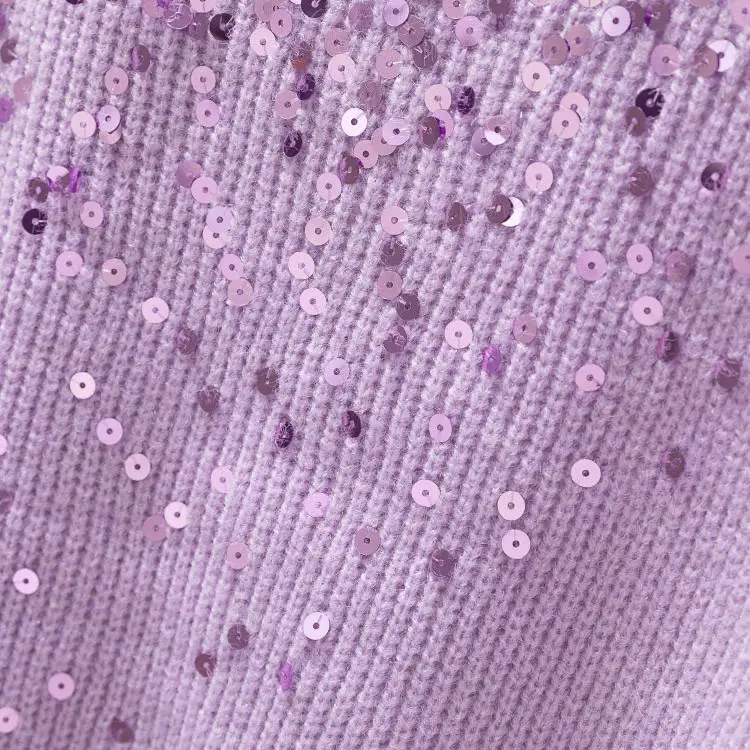 2019 Новый Модный осенне-зимний свитер с круглым вырезом Женский однотонный