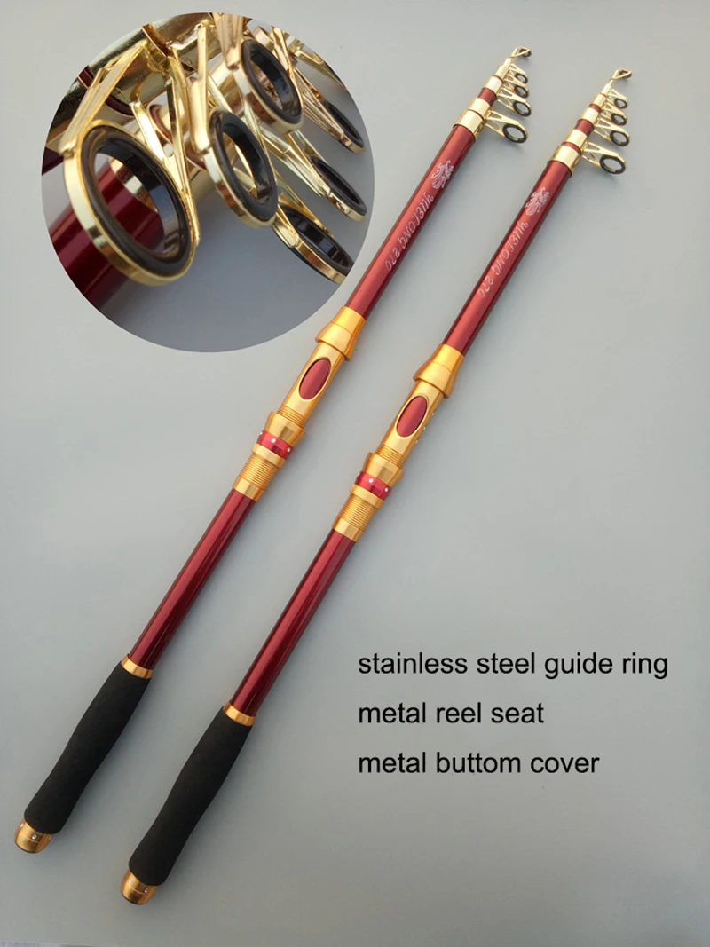 YUYU Fishing Rod Carbon Portable Spinning rods for fishing feeder Fishing Rods carp Hard Fishing Rod Telescopic spinning