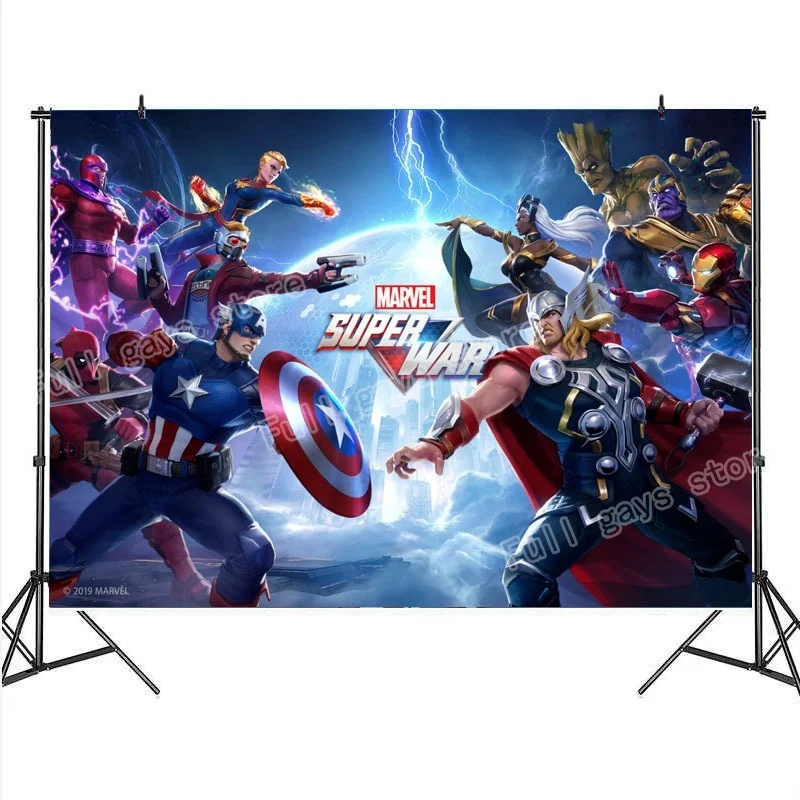 9/16 шт. Disney Марвел мультфильм тема вечерние украшения набор Детская тарелка