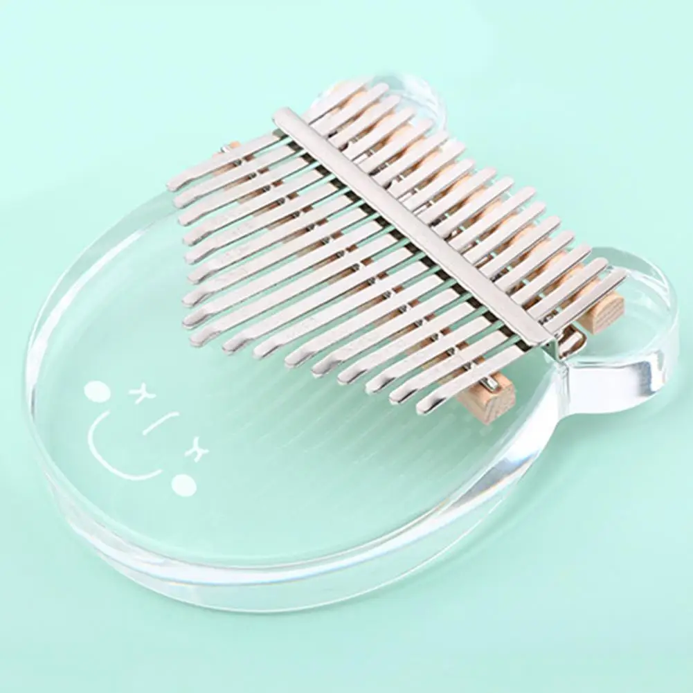 

Transparent Kalimba 17 keys Faux crystal Acrylic thumb pianos climba musical instrument finger piano teclado machine