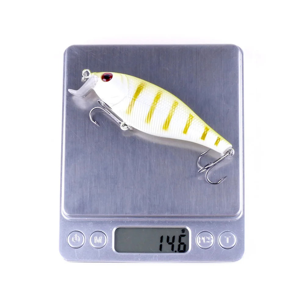 1 шт. рыболовные приманки для дайвинга кренкбейт воблер окунь пластиковая