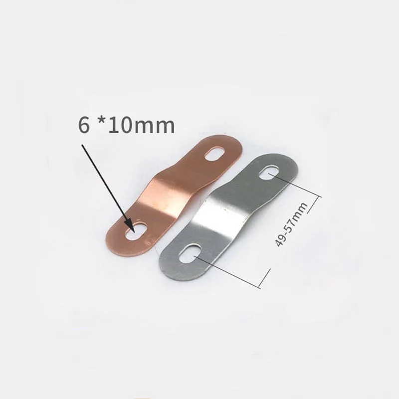 Шины для аккумулятора с шагом 49-57 мм контактные вкладыши толщина 0 8