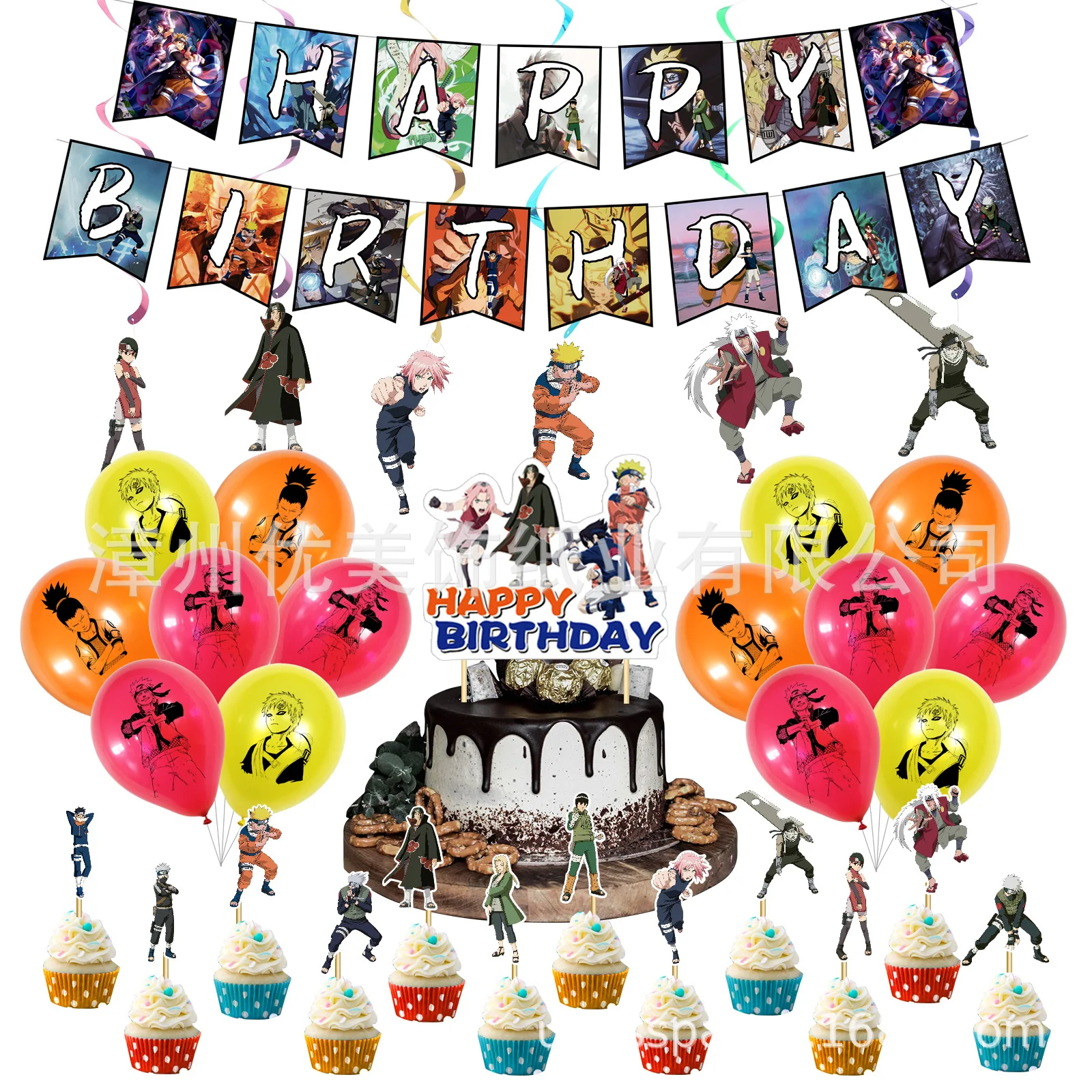 

Naruto Children's Birthday Themed Party Decoration Balloon Boys Girls Holiday Toys Baby Shower Decoraciones Para Fiestas Ballons