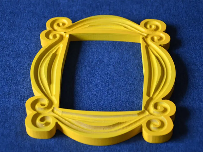 ТВ сериал друзья деревянная рамка ручной работы желтый дверной глазок фото рамки