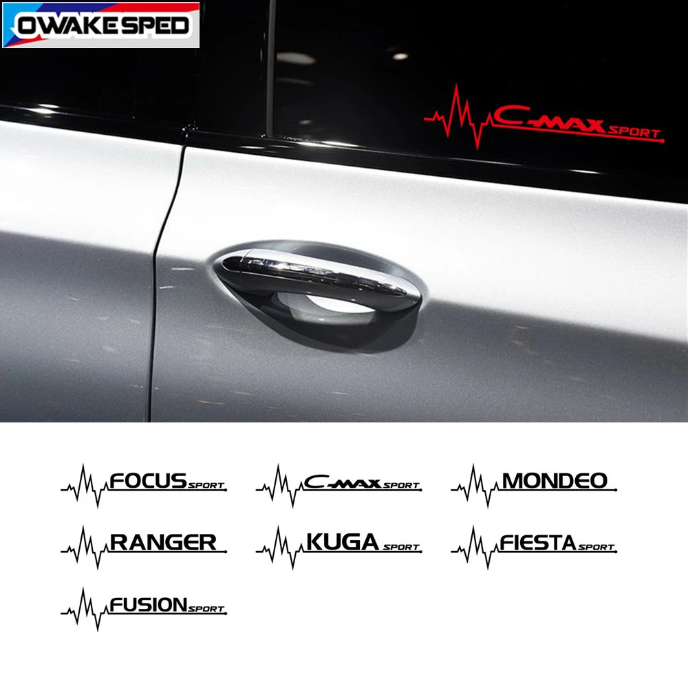 2 шт. Автомобильная Отражающая виниловая наклейка на дверь боковое окно