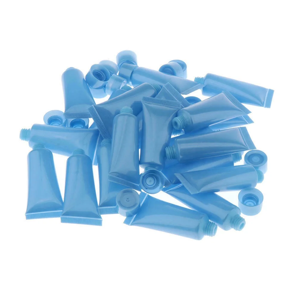 

30pc Hand Cream Squeeze Tubes Travel Emulsion Sunscreen Shampoo Sample Bottles bottle