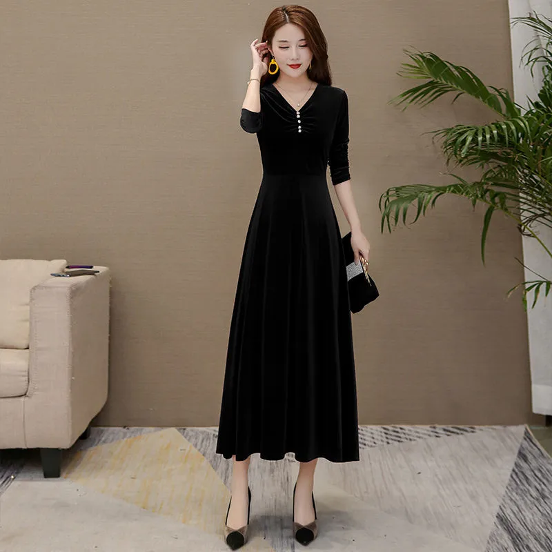 Мама элегантная облегающая юбка большого Размеры платье Для женщин 2019 осенью