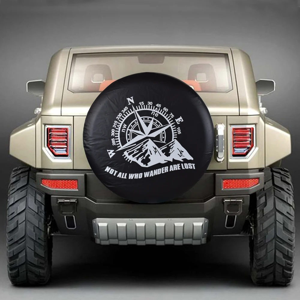 

14" 15" 16" 17" Inch PVC Leather Spare Tire Cover Case Bag Pouch Protector For Suzuki Jimny Grand Vitara Skoda Yeti Hummer H3 HX