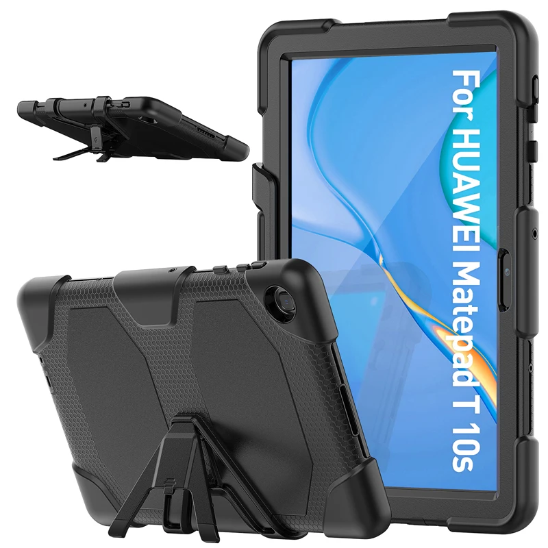 

Детский противоударный планшет силиконовый + поликарбонатный Жесткий Heavy Duty чехол для Huawei MatePad T10 T10S AGR-L09/W09 AGS3-L09/W09 10,1 "Обложка