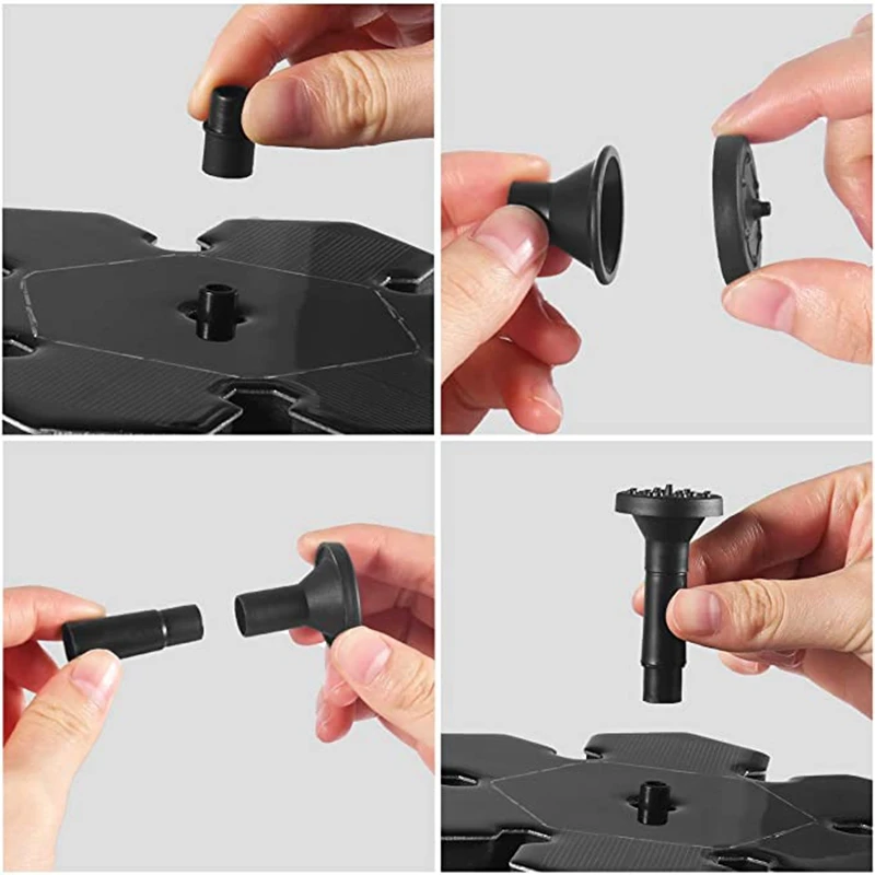 Солнечный фонтанный насос на солнечных батареях птица ванная фонтан солнечная