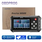 OBDPROG M500 OBD2 инструмент для коррекции кластера, профессиональный сброс масла, Автомобильный сканер, кластеры, калибровка, многоязычный