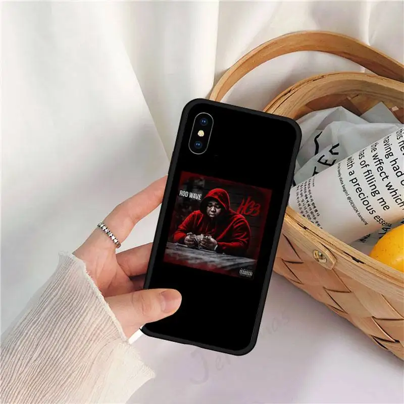 

Hip hop singer rod wave high quality Phone Case for iPhone 11 12 pro XS MAX 8 7 6 6S Plus X 5S SE 2020 XR