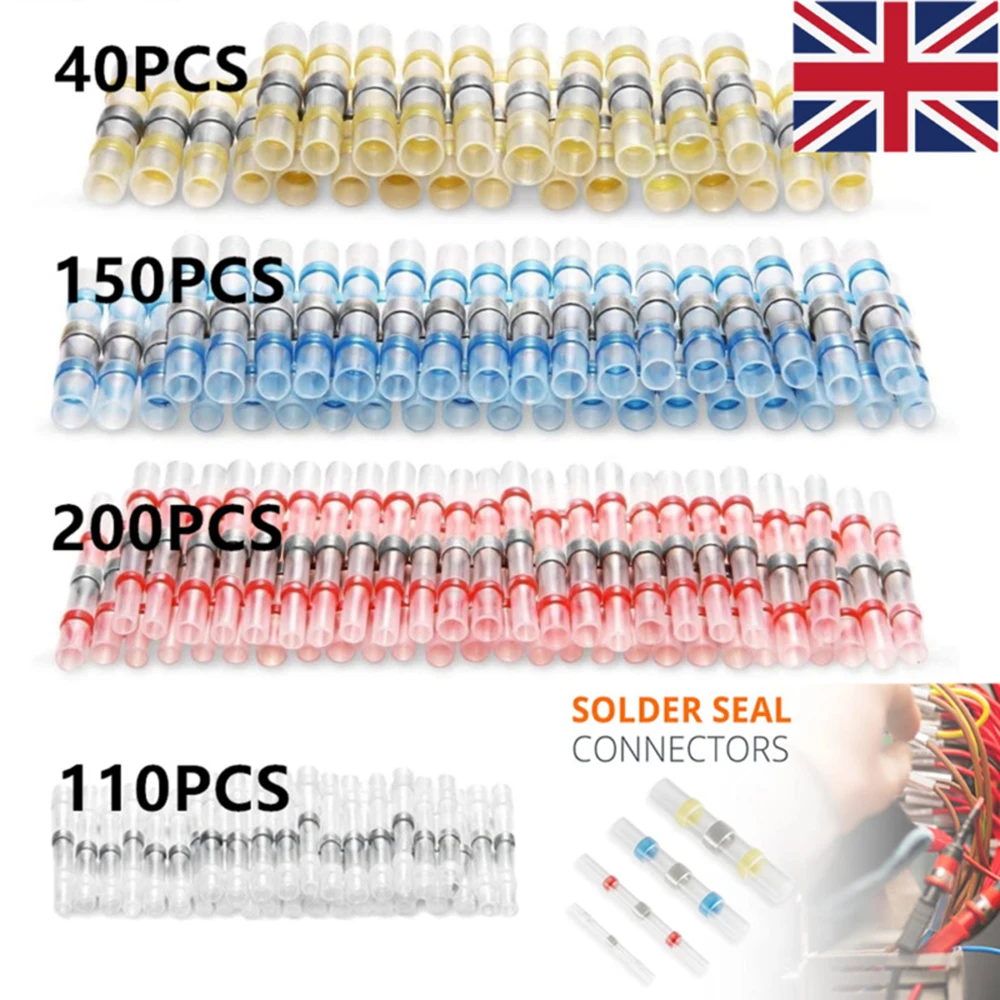 

Insulated Heat Shrink Sleeve Soldered 500pcs IP67 Solder Sleeve Wire Connectors