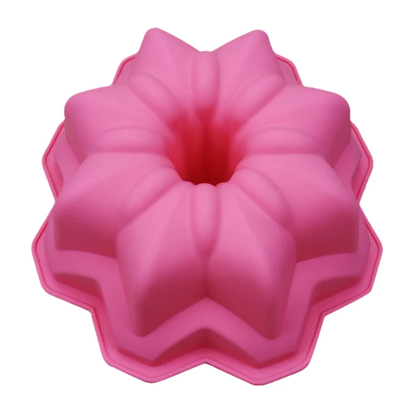 Силиконовые большие формы для торта форма в форме цветка короны инструменты