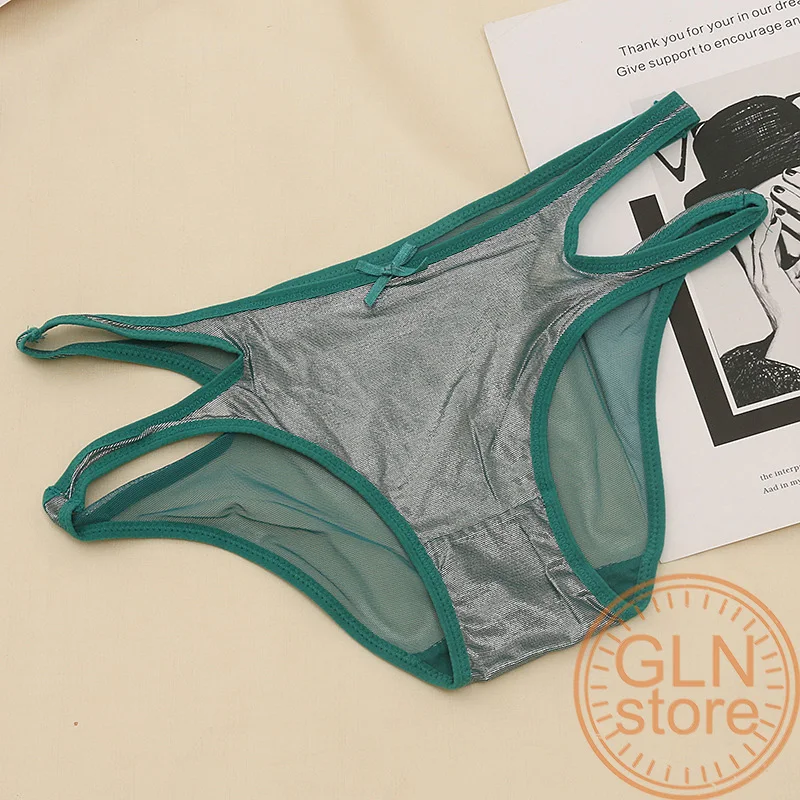 

Women Underwear Panties Low-waist Briefs Mesh Ultra-thin Lingerie Light Luxury and Beautiful Transparent Sexy Lace Shorts 231