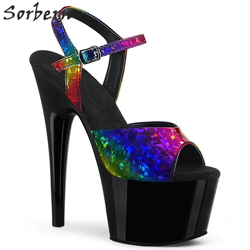 Сандалии для танцев на шесте 17 см с ремешком пятке|Боссоножки и сандалии| |