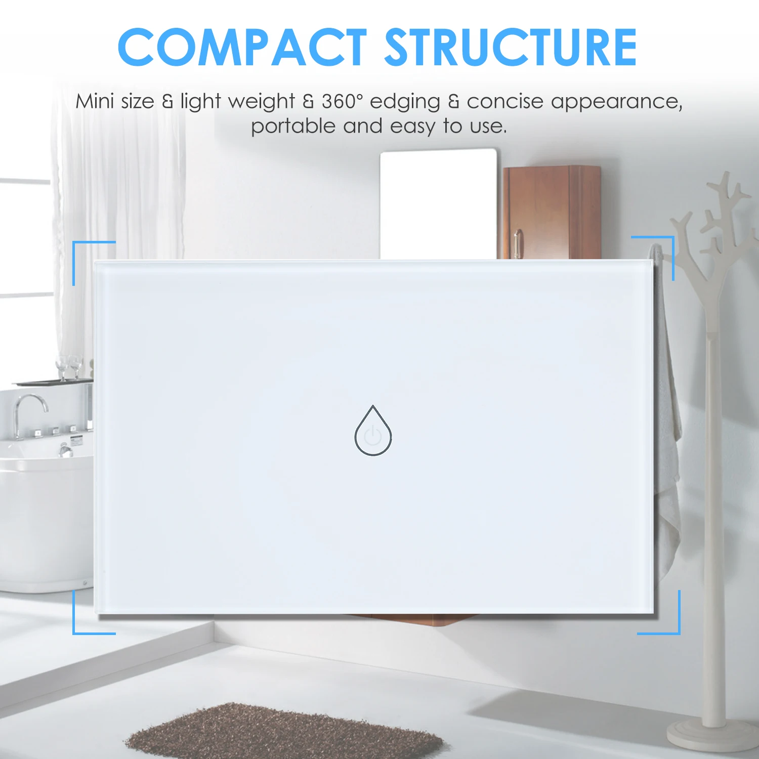 

WIFI Smart Boiler Switch Panel with Alexa / Google Home APP Remote Control Voice Control Water Heater Switch