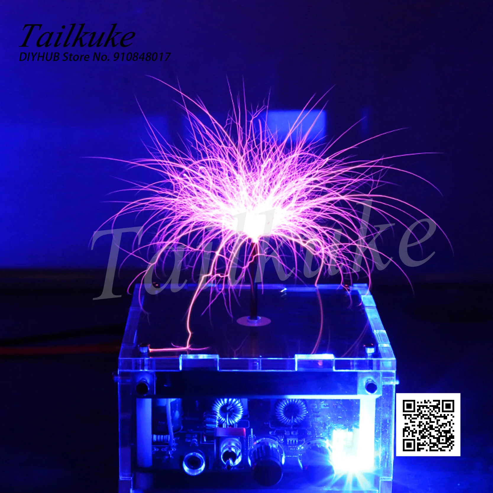 

Flat Coil Tesla Music Tesla Coil High Voltage Discharge Equipment Experimental Toys Artificial Lightning