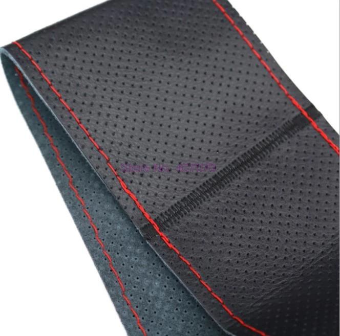 by DHL or Fedex 50pcs Genuine Cowhide Leather Steering Wheel Cover Racing With Needles and Thread Fit 36cm 38cm | Автомобили и