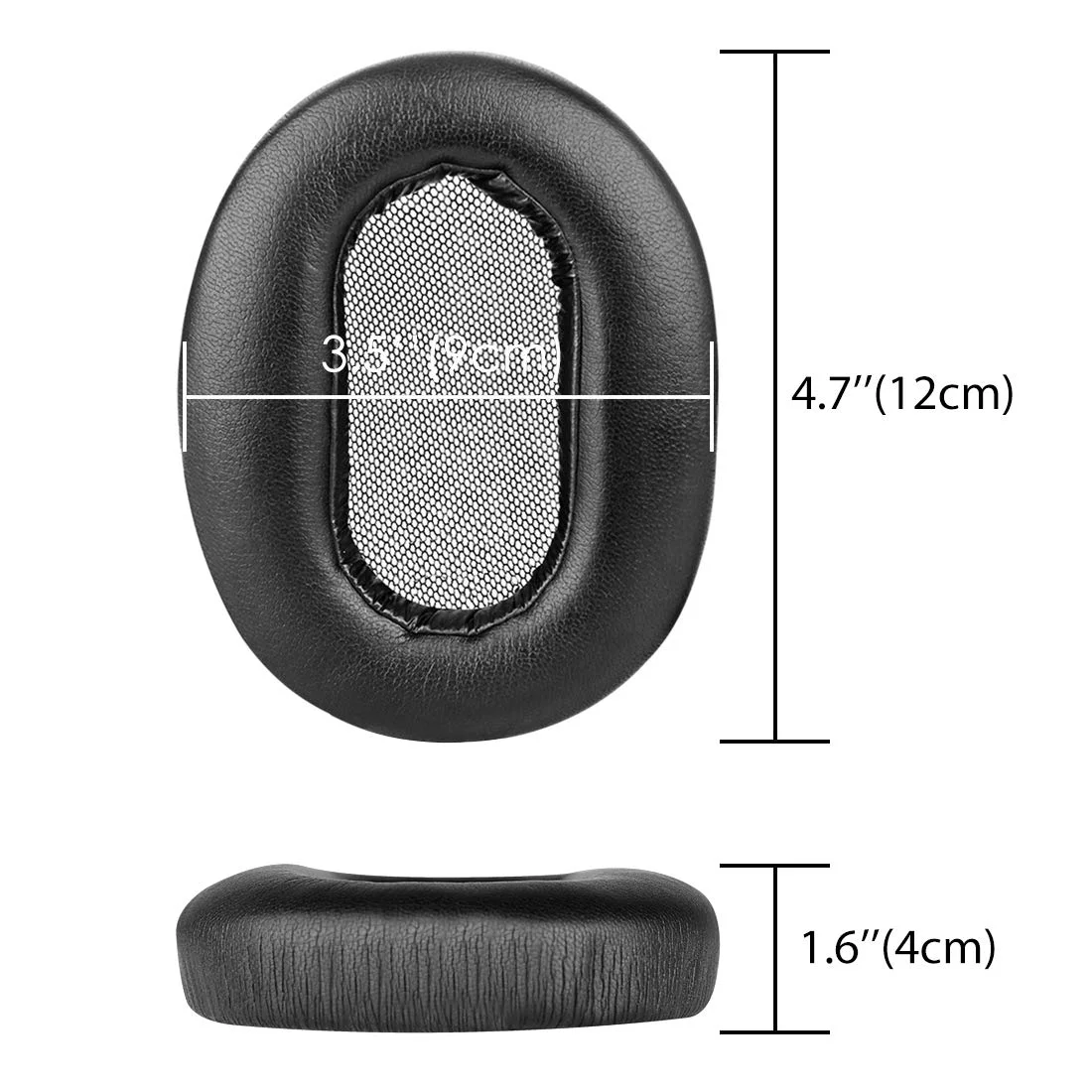 

Protein Leather Replacement Memory Foam Ear Pads Cushion Cup Earpads Repair Parts for Sony MDR-1AM2 MDR-1AM2/B Headphones
