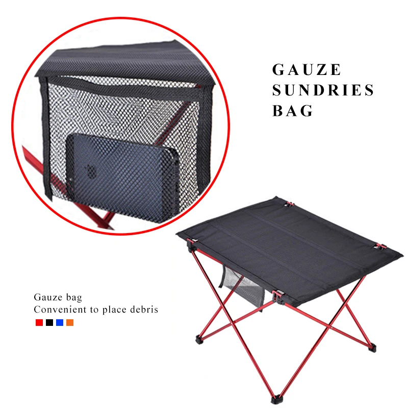 Портативный складной стол для кемпинга на открытом воздухе ультралегкий