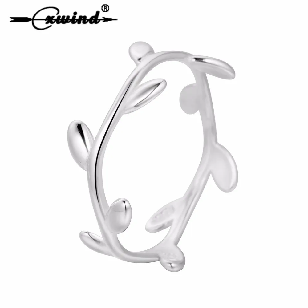 Новинка кольцо Cxwind с листьями лавра венок лавром милые кольца ювелирные изделия