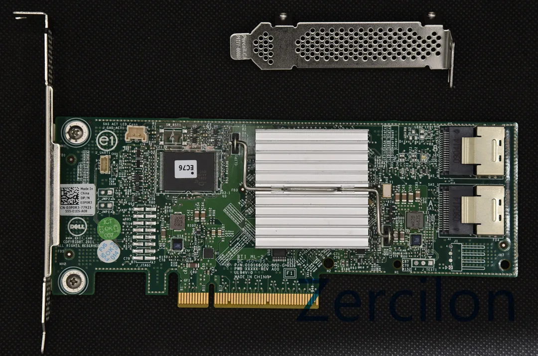 Б/у оригинальный контроллер Dell Perc H310 SATA / SAS HBA RAID 6 Гбит/с PCIe x8 LSI 9240 8i M1015|Платы