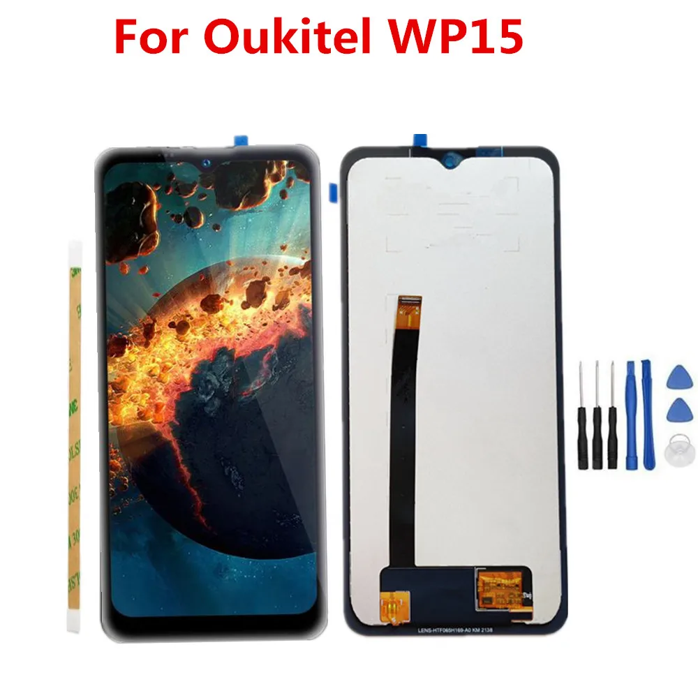 ЖК-дисплей и сенсорный дигитайзер в сборе для Oukitel WP15 6 5 дюйма | Мобильные телефоны