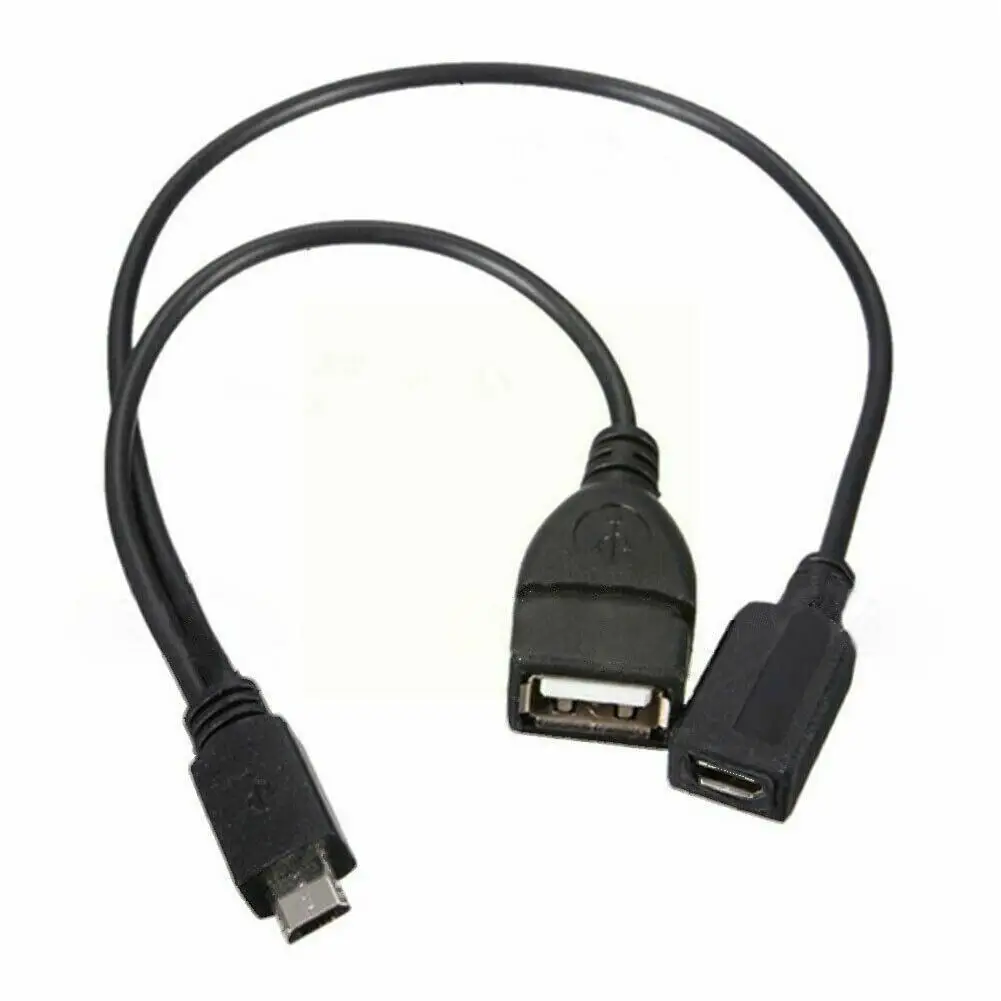 

USB Port Terminal Adapter OTG Cable For Fire Port or Stick Gen TV Converter Terminal 3 2nd Fire USB O1U2