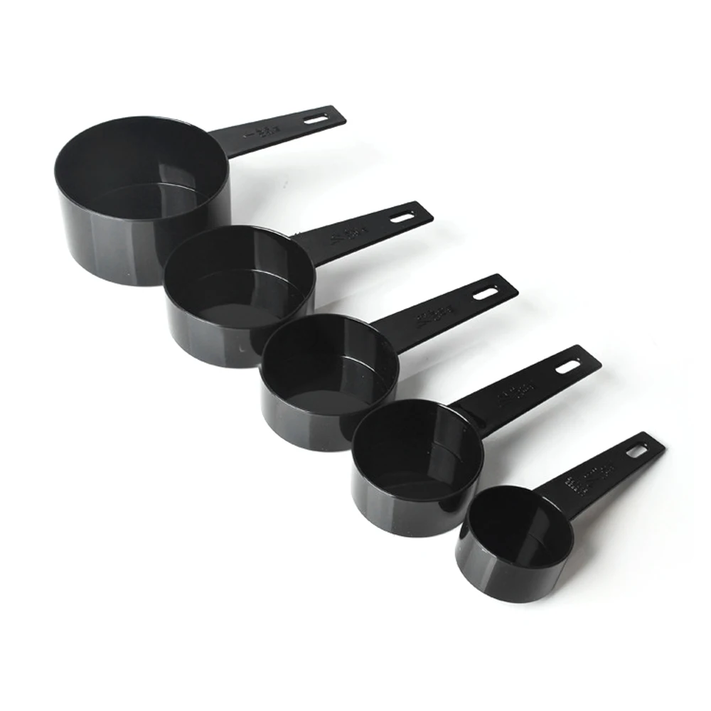 Кухонная чайная ложка мерные ложки 5/10 шт. измерения Пластик чашки Кофе Ложка для