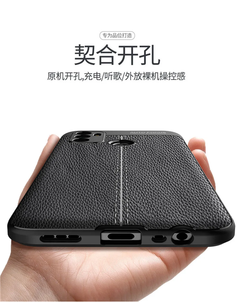 

For OPPO A53 2020 Case Luxury Litchi Striae Full Soft Silicone Cover ShockProof Case For Oppo A53S A 53 OppoA53 Phone Cases