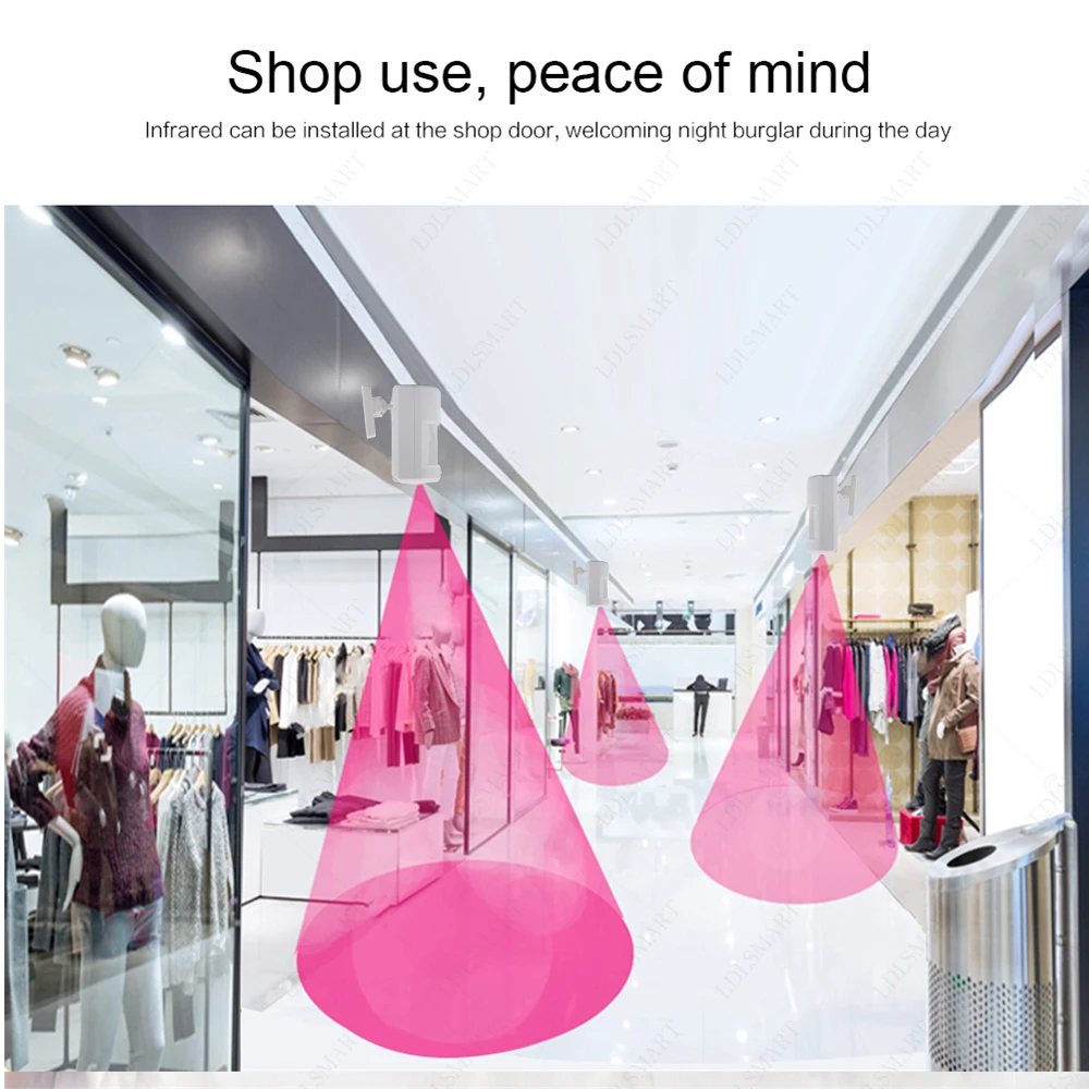 Дверной звонок детектор движения инфракрасный дверной подъездная дорога