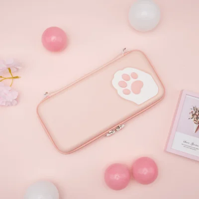 Cat Pink Bag NS Switch консольная сумка, портативный жесткий чехол, чехол, сумка для переноски, сумка для хранения для nintendo Switch, аксессуары для консоли - Цвет: Cat Pink Bag