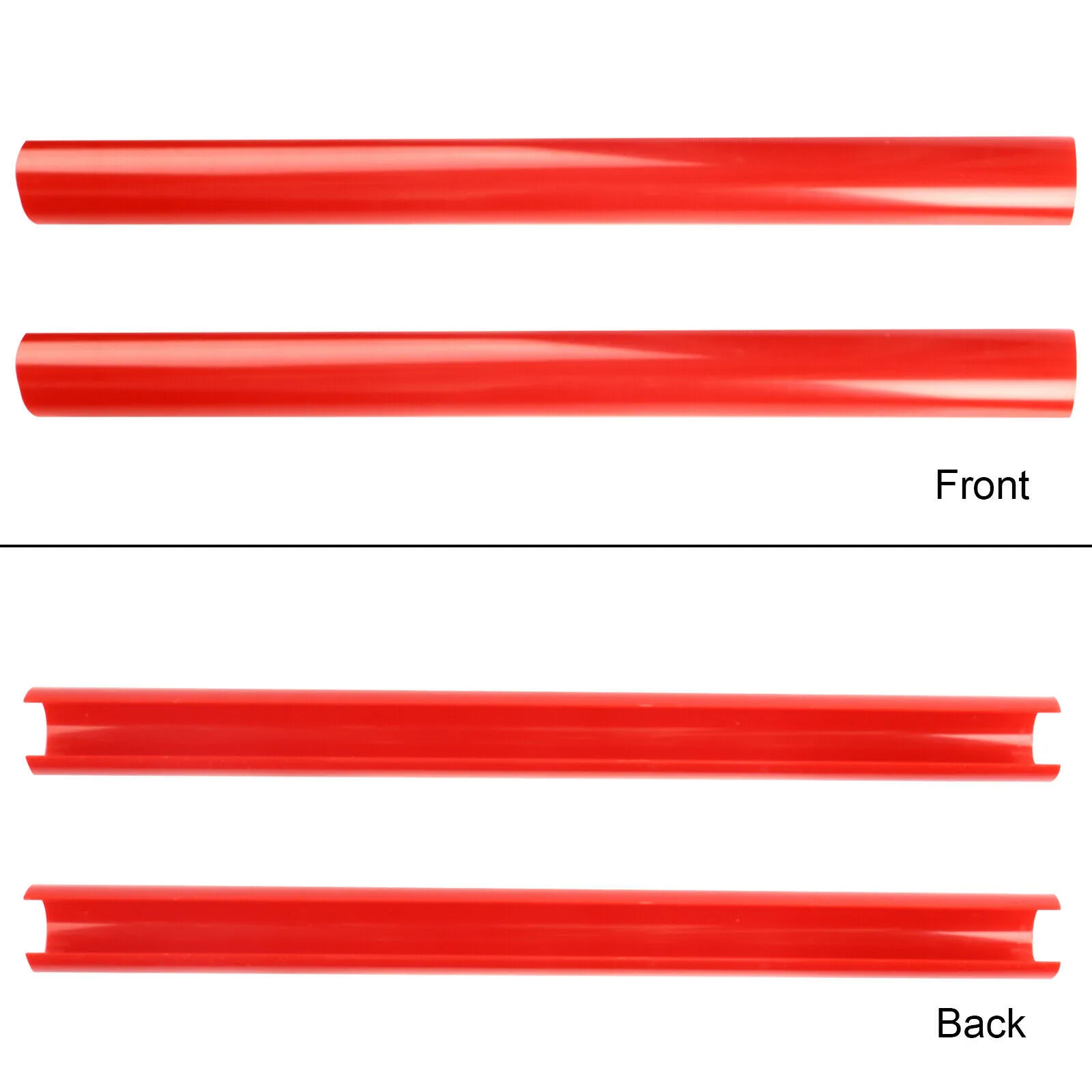 

For BMW 1 2 3 4 Series Grille Trim Strips Front Parts 2Pcs Accessories