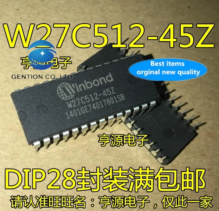 

Интегральная схема W27C512 45 z - 45 100% c512 DIP-28, 20 шт., W27C512-27