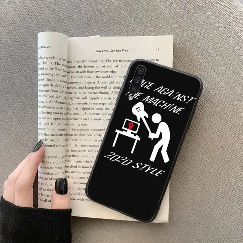 

Rage Against The Machine Phone Case For Samsung galaxy S 7 8 9 10 20 edge A 6 10 20 30 50 51 70 note 10 plus