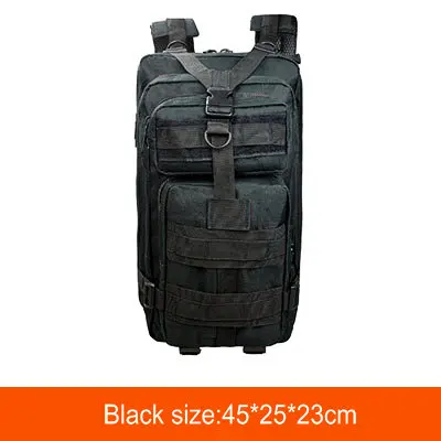 Военный тактический рюкзак для наружного использования Fjallraven Kanken тактическая сумка 600D Оксфорд военные рюкзаки большой походный рюкзак - Цвет: Black
