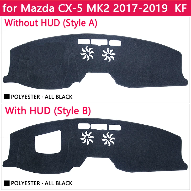 Для Mazda CX 5 2017 2018 2019 MK2 KF CX5 Противоскользящий коврик на приборную панель