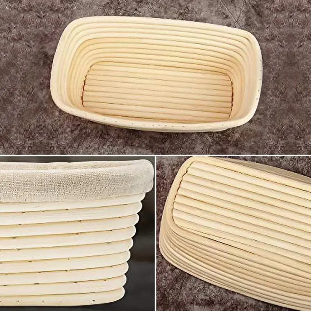 Корзина для хлеба из ротанга овальная круглая корзина хранения еды 2 размера