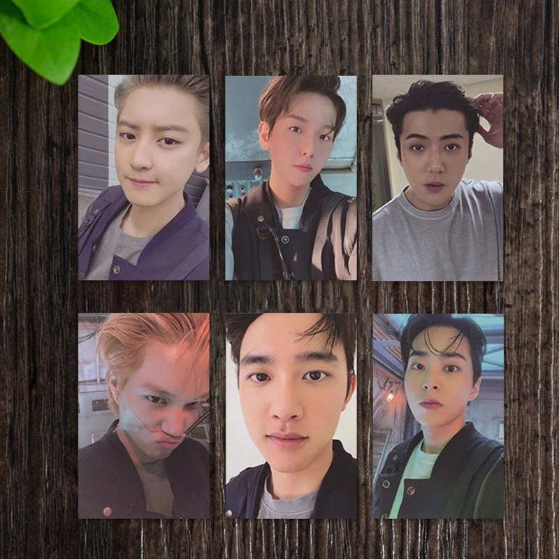 6/7 шт. Kpop EXO новый альбом не сражайтесь с ощущением ломо-карты Самодельные