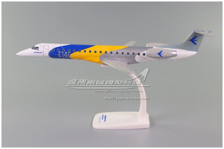 

30cm Embraer EMBRAER ERJ-145 Aircraft Model for Plane Model Collector scale 1:100 Simulate Plane Model