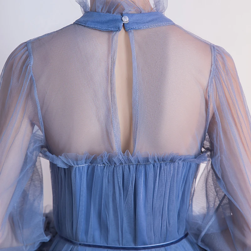 Синие Элегантные платья невесты вечернее свадебное платье до колена плюс размер