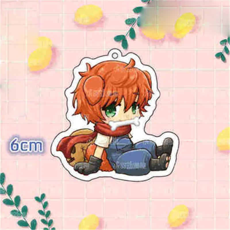 Аниме мультфильм ангелы смерти Рейчел Исаак акриловый кулон брелок Хэллоуин