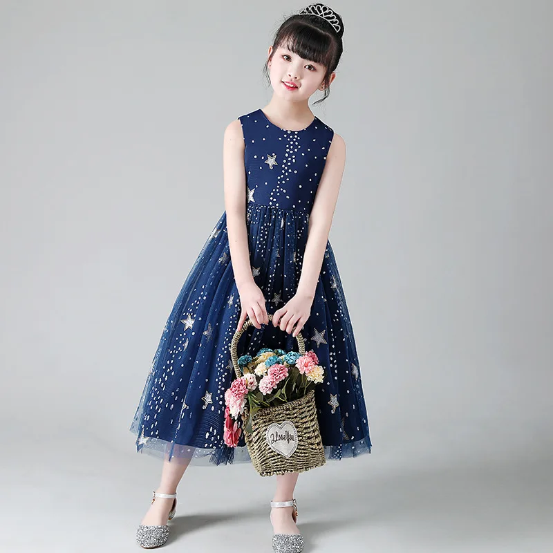 Блестящее платье-пачка для девочек детское вечернее платье принцессы на свадьбу