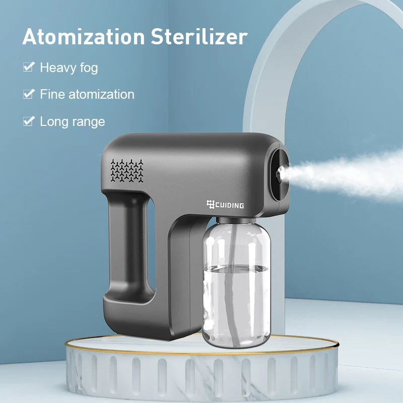 

Wireless Disinfection Sprayer Handheld Portable USB Nano Spray Gun Atomizer Blu-ray Sterilization Home Office Spray Disinfector