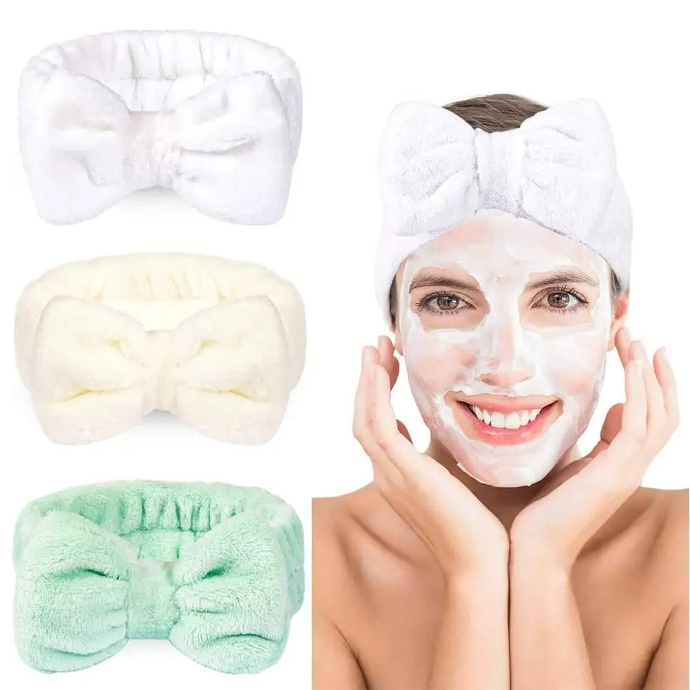 

Coral Fleece Soft Headband Cross Top Hairband Elastic Hair Band For Women Girls Wash Face Turban Headwear Hair Accessories #E